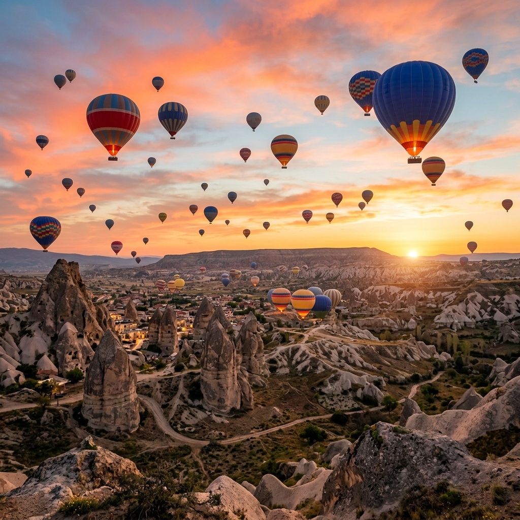 Kapadokya Balon Turu ve Vadi Gezisi